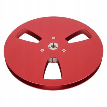 КАТУШКА NAB ДЛЯ ЗАПИСИ 1/4 7 ДЮЙМОВ, 3 ОТВЕРСТИЯ, КРАСНАЯ