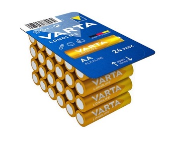 Bateria alkaliczna VARTA AAA LR03 LongLife 24 sztuki