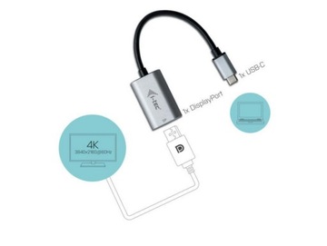 Кабель-адаптер USB-C — DisplayPort 4K, 60 Гц DP MAC