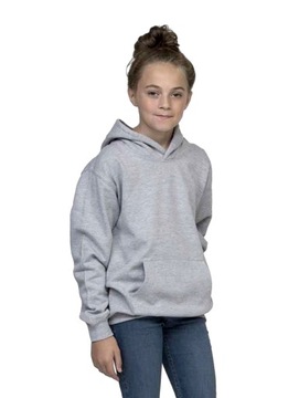 BLUZA Z KAPTUREM FRUIT OF THE LOOM Grey 116
