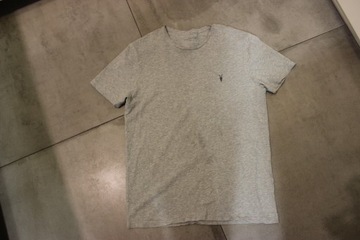 ALLSAINTS koszulka t shirt szary męska S