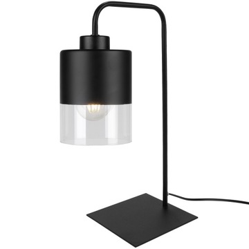 LAMPKA STOJĄCA NOCNA BIURKOWA SZKLANA LED