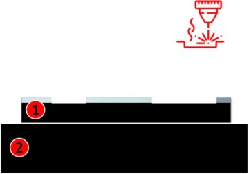серебряный информационный знак гравировка предостережение скользко