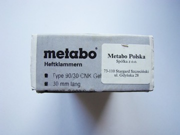 METABO ZESTAW 2000 ZSZYWEK 90/30