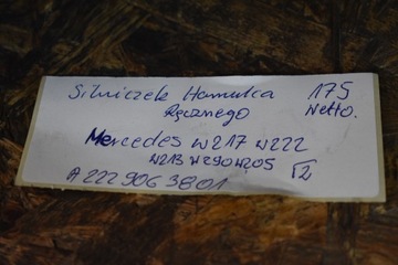 IDEÁLNÍ MOTOREK BRZDY RUČNÍ MERCEDES W217 W222 W290 W205 1