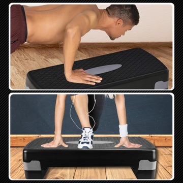 STEP DO ĆWICZEŃ AEROBIKU FITNESS STOPNIE STEPPER Podest Modułowy