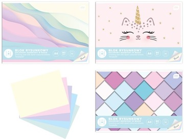 Интерпринт технический блок А4 пастель