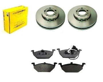 TARCZE KLOCKI POLO 6R POLO 9N TOLEDO LEON CORDOBA PRZÓD 256mm