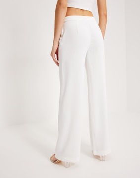 NELLY БЕЛЫЕ ПРЯМЫЕ БРЮКИ С ВЫСОКОЙ ПОСАДКОЙ XH2 NG5__L