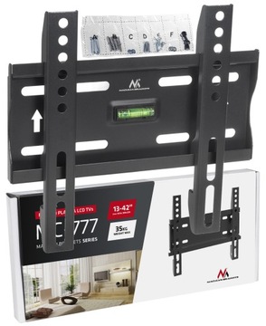 UCHWYT WIESZAK HAK SLIM do TV TELEWIZORA LCD LED OLED QLED VESA 13 - 42''