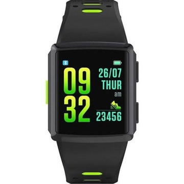Sportowy Smartwatch Pacific 03 czarno-zielony Spor