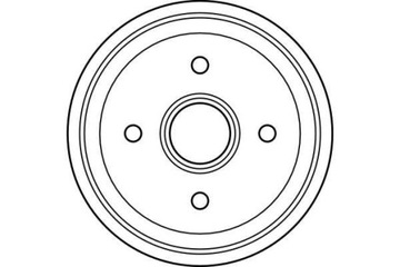 TRW DB4159 Тормозной барабан