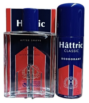 Hattrick CLASSIC WODA AFTER SHAVE 200ml + Dezodorant 150ml ZESTAW