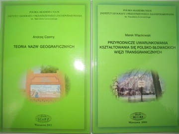 TEORIA NAZW GEOGRAFICZNYCH A.Czerny PRZYRODNICZE