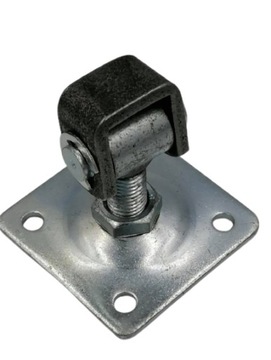 ZAWIAS REGULOWANY M20 Z PŁYTKĄ 100X100 DO BRAMY