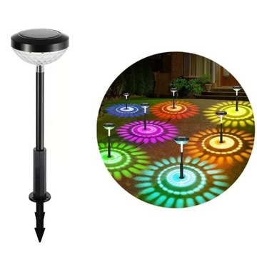 Lampa solarna UFO wbijana LED 55CM OGRODOWA