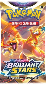karty POKEMON Brilliant Stars BOOSTER SASZETKA KOD