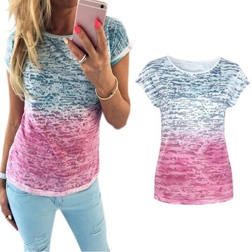 Модная женская летняя рубашка, блузка, повседневные майки