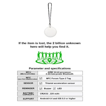 Wireless Mini GPS Tracker Anti-lost Alarm Key