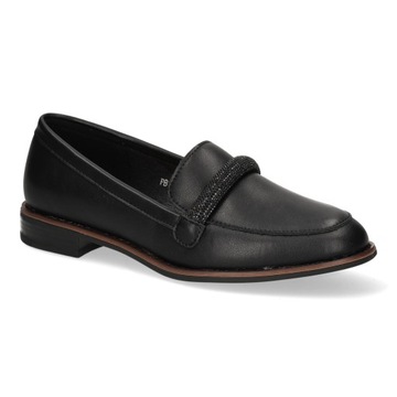 Женские кожаные лоферы Elegio Leone Black R 40
