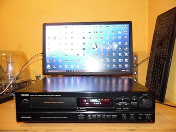 Denon DRS-610 HX Pro MPX с фильтром и кассетным магнитофоном Dolby B C