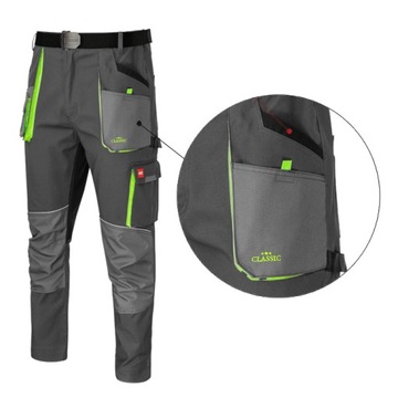 Spodnie robocze długie ART.MAS CLASSIC Stretch Slim r. 46