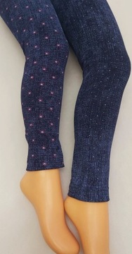 GETRY LEGGINSY DZIECIĘCE CIEPŁE / WZÓR / r.122