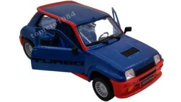 RENAULT 5 TURBO синьо-червоний 1:24 BBURAGO