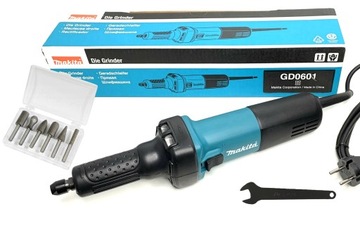 MAKITA GD0601 SZLIFIERKA PROSTA TRZPIENIOWA +FREZY