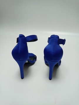 New Look niebieskie sandały na szpilce 36