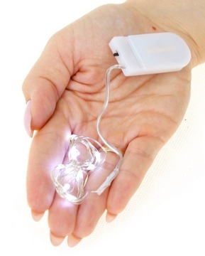 Oświetlenie lampki na druciku BZ 10 MICRO LED bate