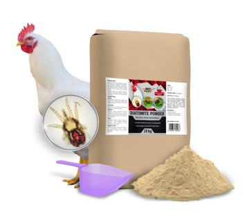 ZIEMIA OKRZEMKOWA Z POLSKIEJ KOPALNI NATURALNA POLSKI DIATOMIT 20KG NO PEST