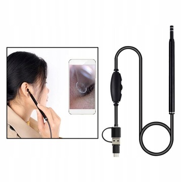 Endoskop do czyszczenia uszu 3w1 USB Visual