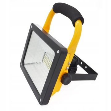 DUŻA LAMPA 100W HALOGEN ROBOCZA PRZENOŚNY LED AKUMULATOR 3 KOLORY SZPERACZ