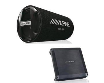 Wzmacniacz ALPINE BBX-T600 + tuba basowa SWT-12S4
