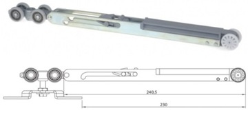 BLACK LINE 90 РАЗДВИЖНЫЕ ДВЕРИ, ВЕСЬ КОМПЛЕКТ