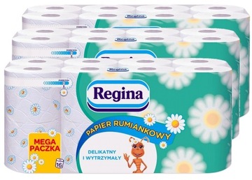 REGINA Papier toaletowy Rumiankowy 3x16 rolek