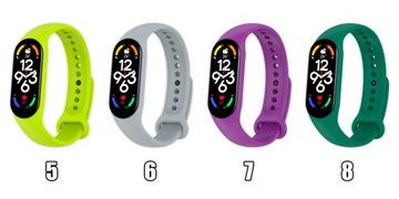 РЕМЕНЬ ДЛЯ БРАЛЕТА ДЛЯ XIAOMI MI BAND 5/6/7 МНОГО ЦВЕТОВ