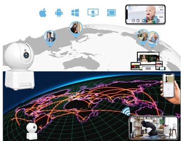 KAMERA WiFi Obrotowa IP Wifi Full HD CCTV kamery M210