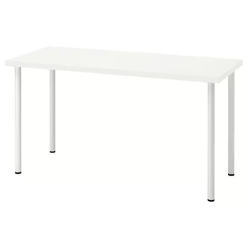 IKEA LAGKAPTEN ADILS biurko stół 140x60 cm BIAŁY