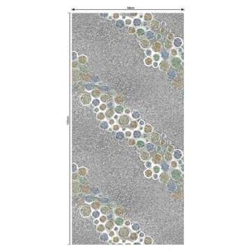 Наклейка из фольги для витражного стекла конфиденциальности