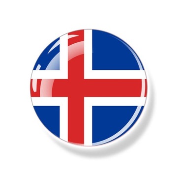 Islandia magnes na lodówkę flaga białoruś Estonia