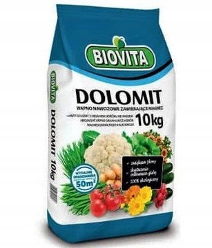 DOLOMIT 10kg BIOVITA WAPNO Z MAGNEZEM NA TRAWNIK