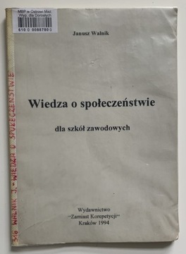 Wiedza o społeczeństwie dla szkół zawodowych