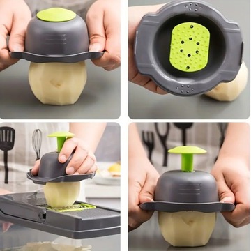 СЛАЙСЕР ДЛЯ ОВОЩЕЙ И ФРУКТОВ МНОГОФУНКЦИОНАЛЬНАЯ ТЕРКА ДЛЯ НАРЕЗКИ