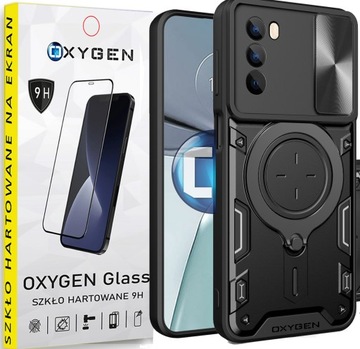Etui OCHRONNE Case Pokrowiec OXYGEN RR do MOTOROLA G62 5G| SZKŁO HARTOWANE