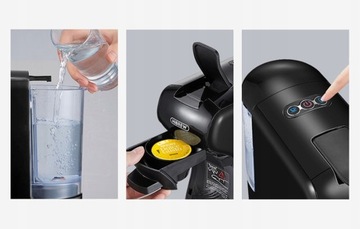 Эспрессо-машина HiBREW H1A 1450W для кофе 3 в 1, черный
