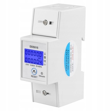 LICZNIK JEDNOFAZOWY PODLICZNIK ENERGII RESET 1F