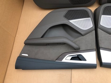 AUDI Q7 SQ7 4M ОТДЕЛКА БОКОВЫХ ДВЕРЕЙ КОЖАНОЙ ОТДЕЛКОЙ