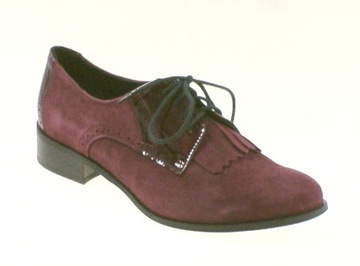 SAGAN 2993 PÓŁBUT BORDO ROZ.38